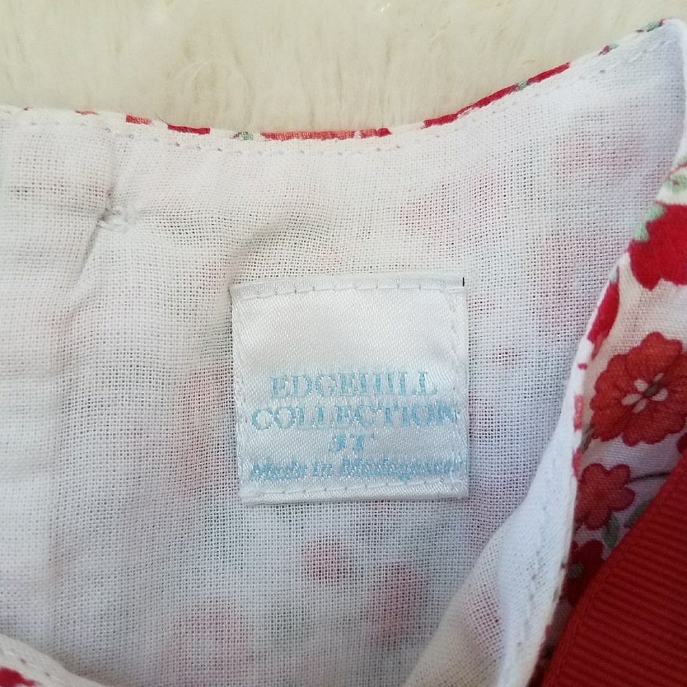 Edgehill Collection Floral A-Line Toddler Girl's Dress - Picture 5 of 6